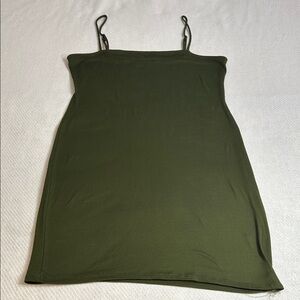 Olive Green Bodycon Dress 👗